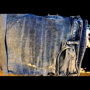 Plus Size, Silver Elyse Jean Short Whiskered Cuffed